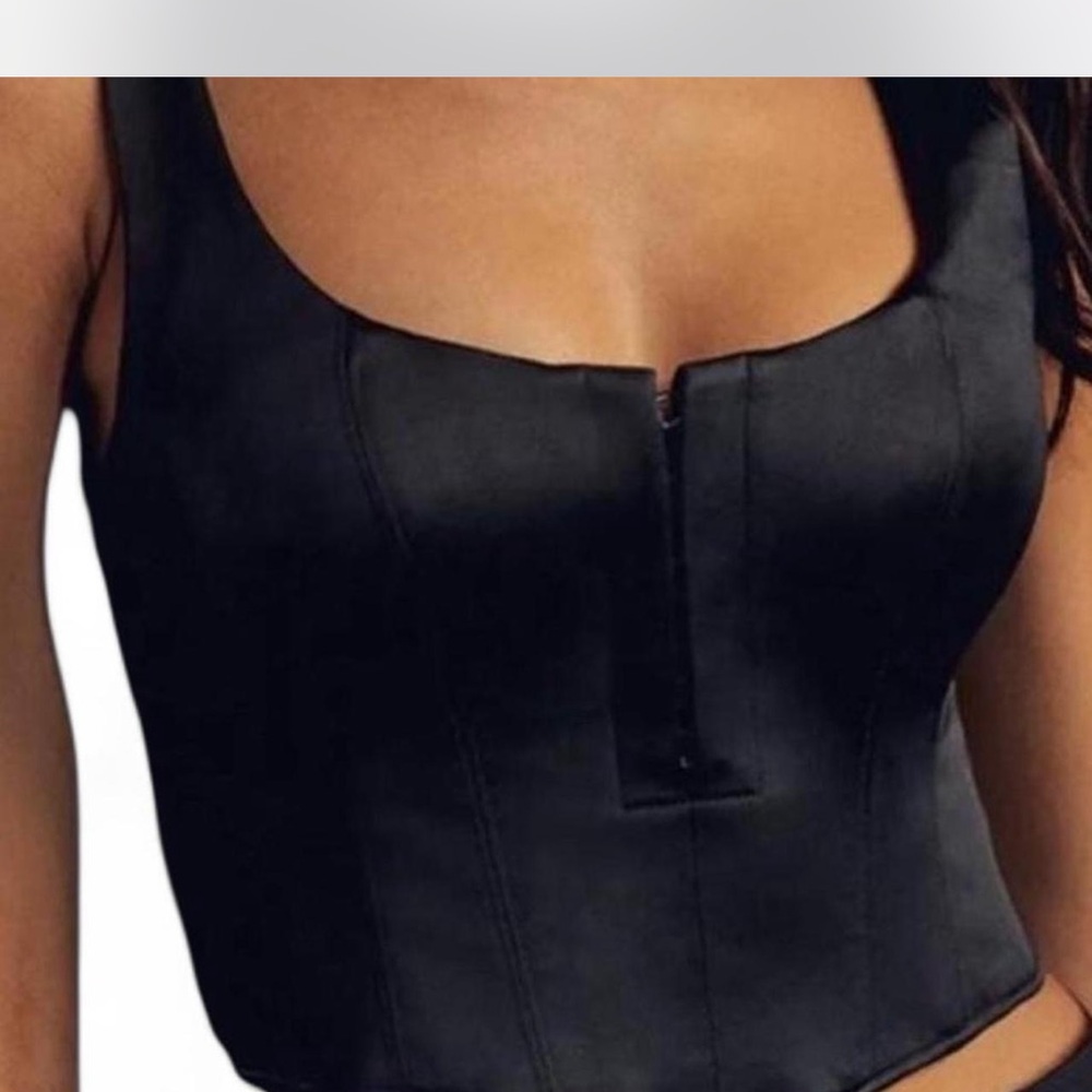 Satin Corset Bustier Top / Everyday Going Out Party Events